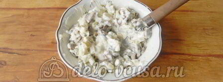 бутерброды с шампиньонами и сыром. Шаг 7