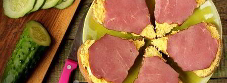 бутерброды с ветчиной. Шаг 8