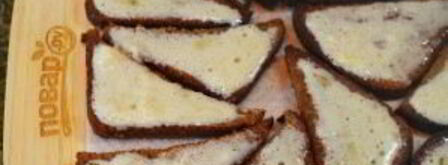 бутерброды со шпротами и копченой семгой. Шаг 7