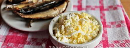 бутерброды со шпротами с черным хлебом. Шаг 7