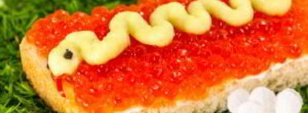 бутерброды змейка. Шаг 9