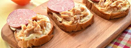 горячие бутерброды с кальмарами. Шаг 4