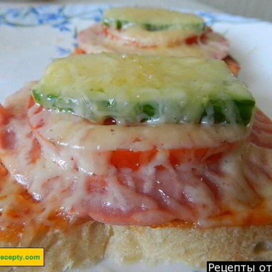 Рецепт горячего бутерброда лентяйка