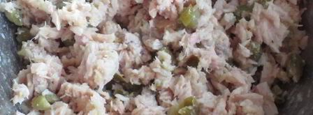 горячий бутерброд с тунцом и копченым сыром. Шаг 4