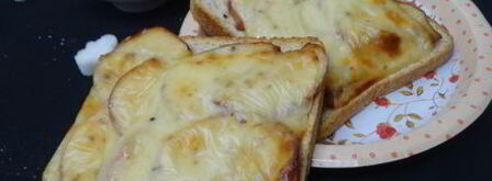 горячий бутерброд яблочное утро. Шаг 8