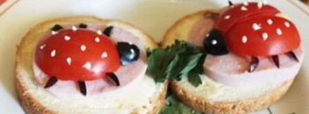 маленькие бутерброды для детей. Шаг 6