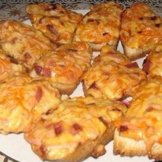 Рецепт простых горячих бутербродов в духовке