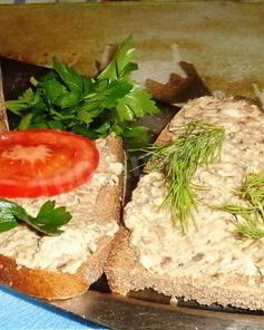 Вкусные бутерброды с грибами