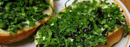 зеленые бутерброды. Шаг 5