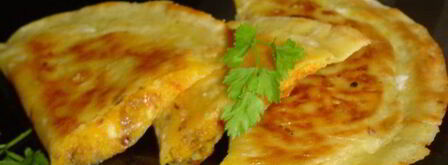 чебуреки из лаваша с тыквой. Шаг 6