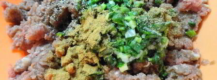 чебуреки из заварного теста с добавлением водки. Шаг 6