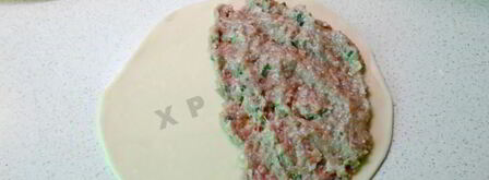 чебуреки из заварного теста с добавлением водки. Шаг 10