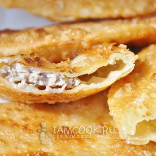 Рецепт чебуреков с филе индейки