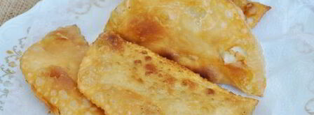 чебуреки с филе индейки. Шаг 18