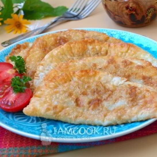 Рецепт чебуреков с картошкой