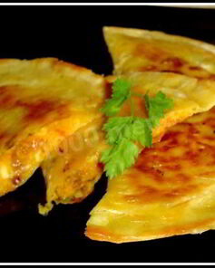 Чебуреки с тыквой из лаваша