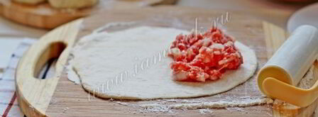 домашние чебуреки на кефире. Шаг 11