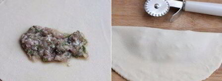 домашние чебуреки. Шаг 4