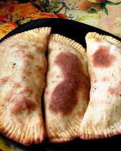 Печеные чебуреки в духовке