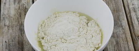 тесто для чебуреков на воде. Шаг 5