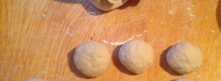 тонкие чебуреки с картофельной начинкой. Шаг 6