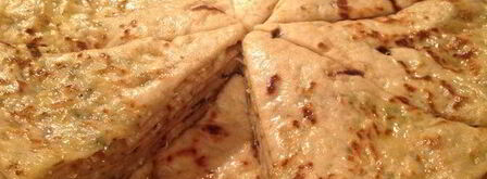 тонкие чебуреки с картофельной начинкой. Шаг 9