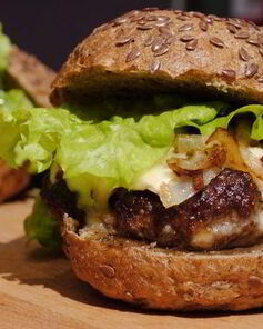 Чизбургеры с грибами