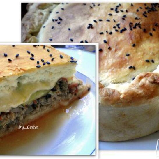 Рецепт мясного пирога чизбургер