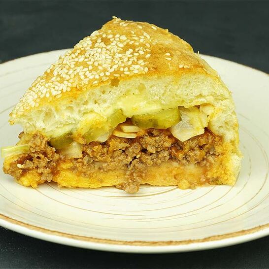 Рецепт пирога-чизбургера