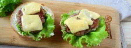 завтрак в чизбургере. Шаг 5