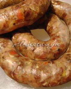 Домашняя колбаса с паприкой