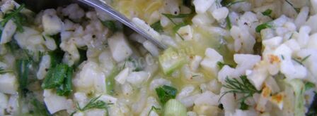 фаршированные кальмары с рисом и яйцом. Шаг 8