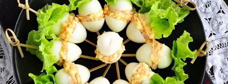 фаршированные перепелиные яйца. Шаг 11