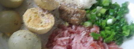 фаршированные яйца с беконом. Шаг 3