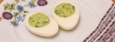 фаршированные яйца цыплята. Шаг 8