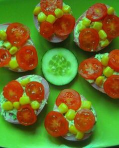 Гламурные фаршированные яйца