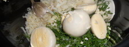 яйца фаршированные тунцом. Шаг 6