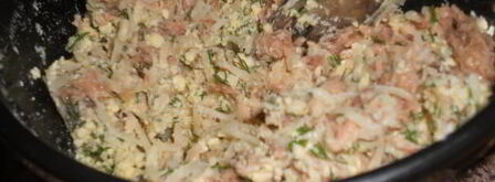 яйца фаршированные тунцом. Шаг 7