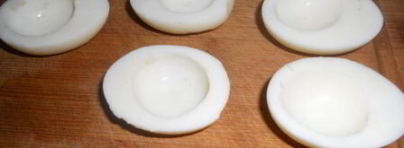 яйца фаршированные тунцом. Шаг 8