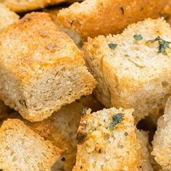 Рецепт гренков из белого хлеба в духовке