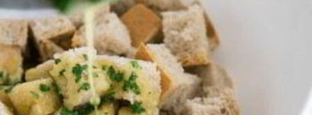 гренки из белого хлеба в духовке. Шаг 4