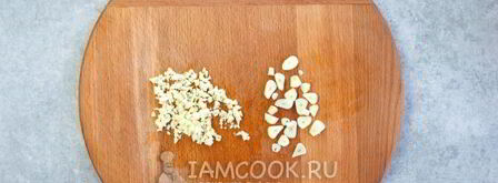 гренки из бородинского хлеба с чесноком. Шаг 6