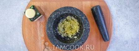 гренки из бородинского хлеба с чесноком. Шаг 8