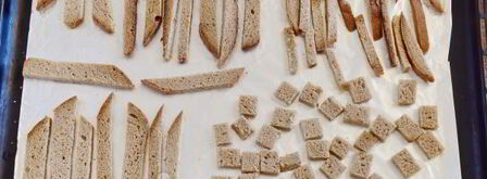 гренки из черного хлеба в духовке. Шаг 7