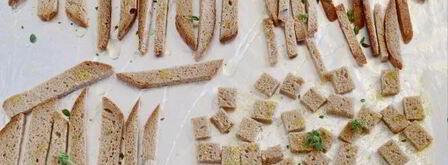 гренки из черного хлеба в духовке. Шаг 12