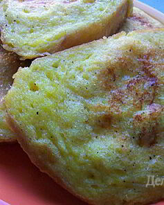 Гренки на молоке