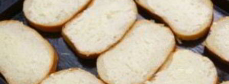 гренки с чесноком и сыром в духовке. Шаг 5