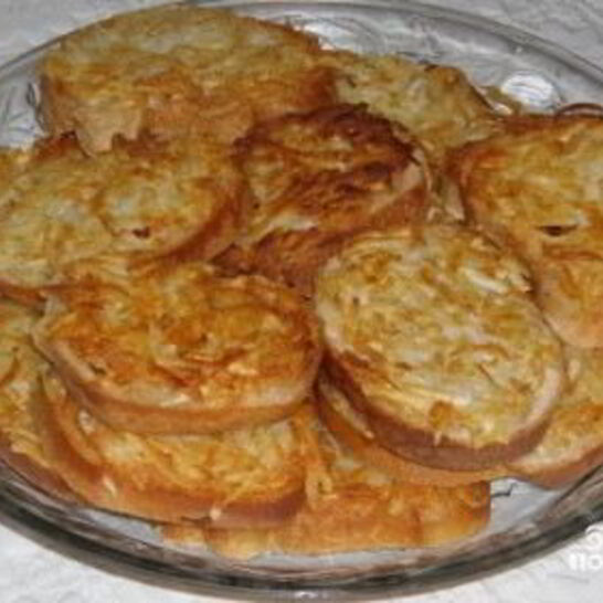 Рецепт гренков с картофелем