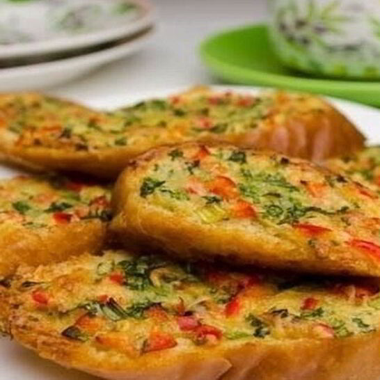 Рецепт гренков с луком