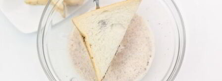 гренки с шоколадно-ореховой пастой. Шаг 7